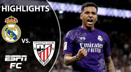 2️⃣ GOALS FOR RODRYGO ⚽ Real Madrid vs. Athletic Club | LALIGA Highlights | ESPN FC