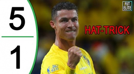 Cristiano RONALDO HAT-TRICK | Al-Nassr vs Al-Tai 5-1 Highlights &amp; Goals