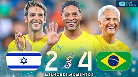 IT LOOKS LIKE THE WORLD CUP OF LEGENDS WITH AN ABSURD GOAL KAKÁ AND RONALDINHO GIVEN A FOOTBALL SHOW