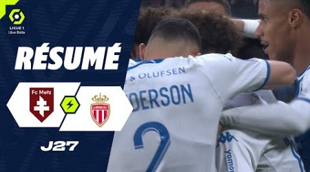 FC METZ - AS MONACO (2 - 5) - Résumé - (FCM - ASM) / 2023-2024