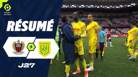 OGC NICE - FC NANTES (1 - 2) - Résumé - (OGCN - FCN) / 2023-2024