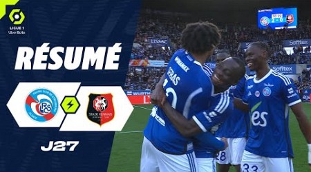 RC STRASBOURG ALSACE - STADE RENNAIS FC (2 - 0) - Résumé - (RCSA - SRFC) / 2023-2024