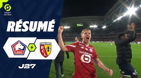 LOSC LILLE - RC LENS (2 - 1) - Résumé - (LOSC - RCL) / 2023-2024