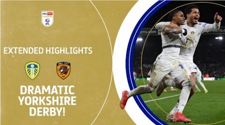 TENSE YORKSHIRE DERBY! | Leeds United v Hull City extended highlights