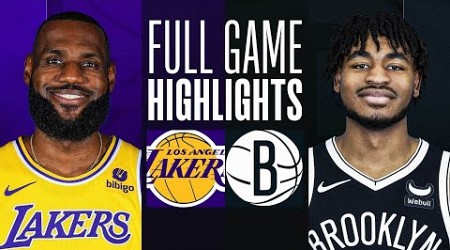 LAKERS at NETS | FULL GAME HIGHLIGHTS | March 31, 2024