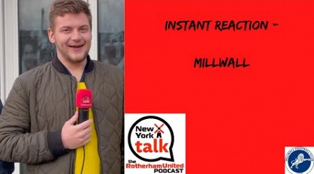 Instant reaction - Millwall