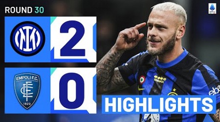 INTER - EMPOLI 2-0 | HIGHLIGHTS | Dimarco Inspires League Leaders | Serie A 2023/24