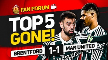 UNITED BOTTLE IT! Brentford 1-1 Man United | LIVE Fan Forum