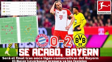 EL BAYERN CAE ANTE EL DORTMUND Y CEDERÁ EL TRONO. XABI ALONSO Y SU LEVERKUSEN HARÁN HISTORIA