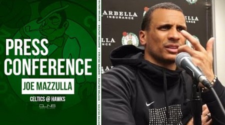 Joe Mazzulla Back &amp; Forth with Reporter after Celtics LOSE to Hawks Again | Postgame Interview