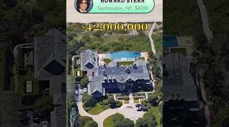 Howard Stern House Southampton New York Worth $42 Million | Celebrity Homes | #howardstern #mansion