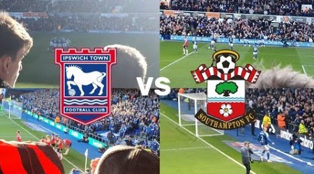 97th minute limbs to send ipswich top of the league against promotion chasing Southampton 