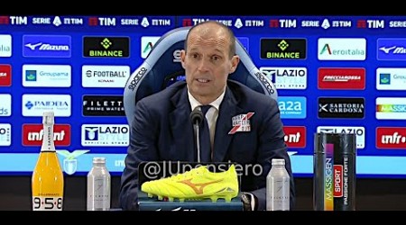 ALLEGRI post Lazio-Juve 1-0 conferenza stampa: &quot;Bisogna fare ora, e i tifosi devono starci vicino..&quot;