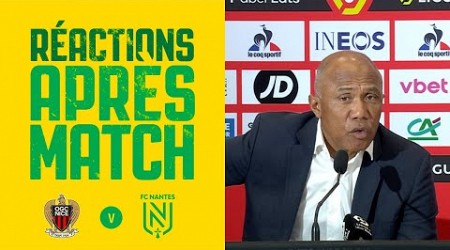 OGC Nice - FC Nantes : la réaction d&#39;Antoine Kombouaré