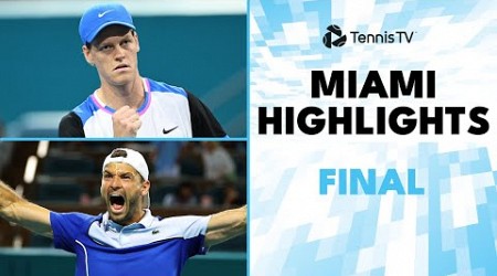 Jannik Sinner vs Grigor Dimitrov For The Title | Miami 2024 Final Highlights