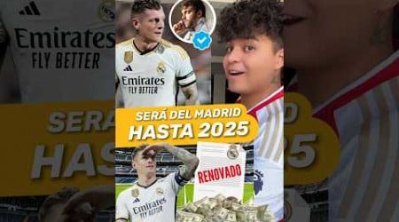 TONI KROOS se queda en el Real Madrid hasta 2025 ‼️#futbol #shorts #football #soccer #viral