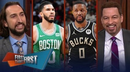 Celtics fall to Hawks, Pelicans beat Bucks &amp; has Dame been disappointing? | NBA | FIRST THINGS FIRST