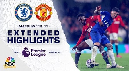 Chelsea v. Manchester United | PREMIER LEAGUE HIGHLIGHTS | 4/4/2024 | NBC Sports