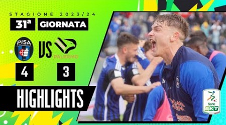 Pisa vs Palermo 4-3 | Una Pasquetta pirotecnica all’Arena Garibaldi | HIGHLIGHTS SERIE BKT 2023-2024