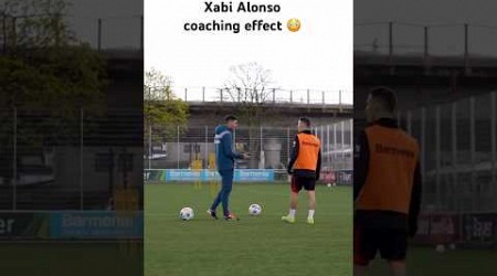 Xabi Alonso caoching effect 