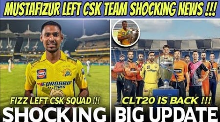 Mustafizur Rahman Left CSK Squad 