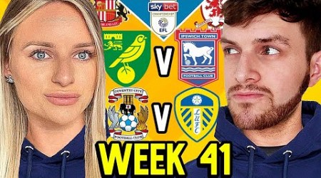 CHAMPIONSHIP PREDICTIONS WEEK 41