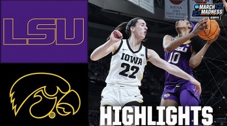 NCAA Tournament Elite 8: LSU Tigers vs. Iowa Hawkeyes | Full Game Highlights