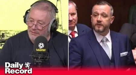 Ally McCoist blasted by SNP MP after Rangers pundit attacks hate crime law