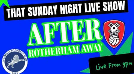 That Sunday Night Live After Rotherham Away