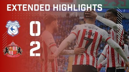 Extended Highlights | Cardiff City 0 - 2 Sunderland AFC