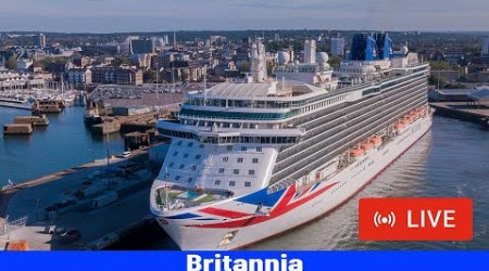 SHIPS TV - Britannia afternoon Departure, Port of Southampton