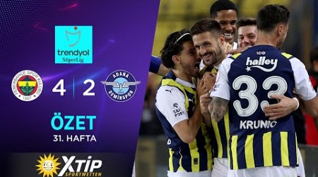 Merkur-Sports | Fenerbahçe (4-2) Adana Demirspor - Highlights/Özet | Trendyol Süper Lig - 2023/24