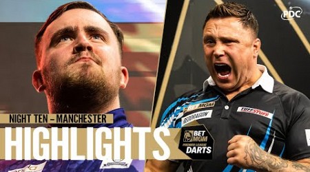 NINE-DART MADNESS IN MANCHESTER! Night Ten Highlights | 2024 BetMGM Premier League