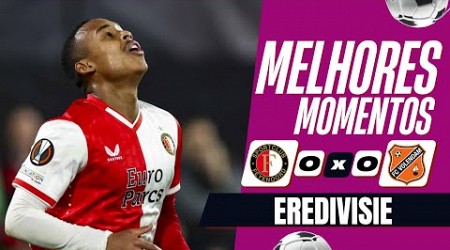 IGOR PAIXÃO TENTA, MAS FEYENOORD SÓ EMPATA NA EREDIVISIE| Melhores momentos Feyenoord 0 x 0 Volendam