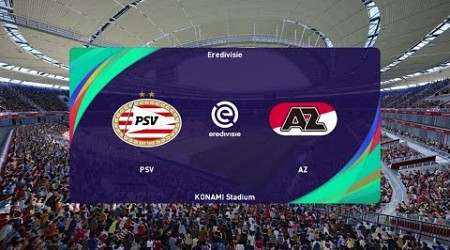 PSV Eindhoven vs AZ Alkmaar (06/04/2024) Eredivisie PES 2021