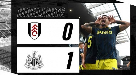 Fulham 0 Newcastle United 1 | Premier League Highlights