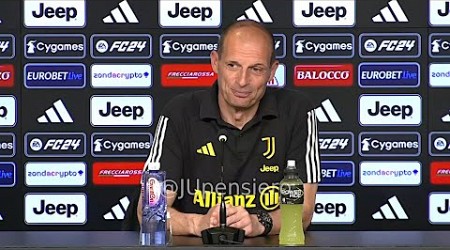 Conferenza stampa ALLEGRI pre Juve-Fiorentina: &quot;-20 dall&#39;Inter differenza di valori reale? Si...&quot;