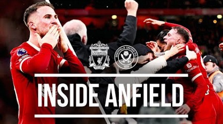 Inside Anfield: BEST view of Anfield win! Liverpool 3-1 Sheffield United