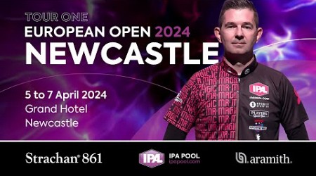 IPA Pool Tour 1 European Open 2024 - Newcastle - Main Table - DAY 2