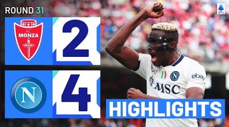 MONZA-NAPOLI 2-4 | HIGHLIGHTS | Osimhen scores in six-goal thriller | Serie A 2023/24