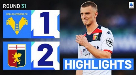 VERONA-GENOA 1-2 | HIGHLIGHTS | Gudmundsson grabs away win for the Grifone | Serie A 2023/24