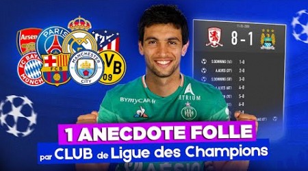 1 ANECDOTE folle par CLUB en LIGUE des CHAMPIONS !