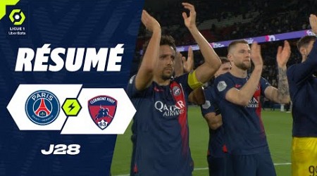 PARIS SAINT-GERMAIN - CLERMONT FOOT 63 (1 - 1) - Résumé - (PSG - CF63) / 2023-2024