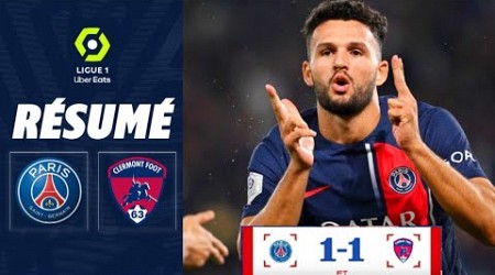 PSG - Clermont Foot 63 (1-1) Résumé | Ligue 1 2023/24 | Paris - CF 63 | But de Gonçalo Ramos