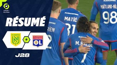 FC NANTES - OLYMPIQUE LYONNAIS (1 - 3) - Résumé - (FCN - OL) / 2023-2024