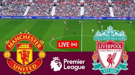 [LIVE] Manchester United vs Liverpool Premier League 23/24 Full Match - Video Game Simulation