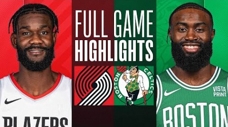 TRAIL BLAZERS at CELTICS | FULL GAME HIGHLIGHTS | April 7, 2024