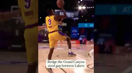 Rajon Rondo was able to bridge the gap! #shorts #lakers #celtics