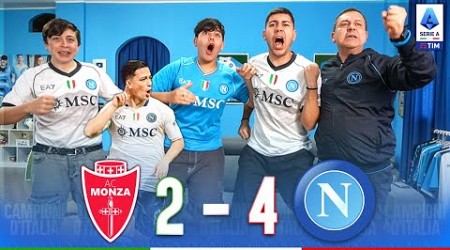 CLAMOROSI!! MONZA-NAPOLI 2-4 | LIVE REACTION NAPOLETANI