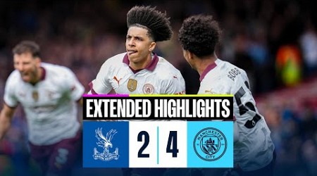 Crystal Palace 2-4 Man City | EXTENDED HIGHLIGHTS | KDB scores 100th City goal!